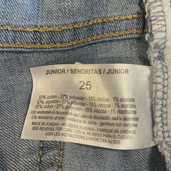 William Rast High Rise Slim Straight Jeans Size 25 JR - Picture 15 of 16